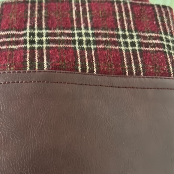 JustFab Molly Burgundy Flat Lace-Up Boots Size 7 - Picture 7 of 10